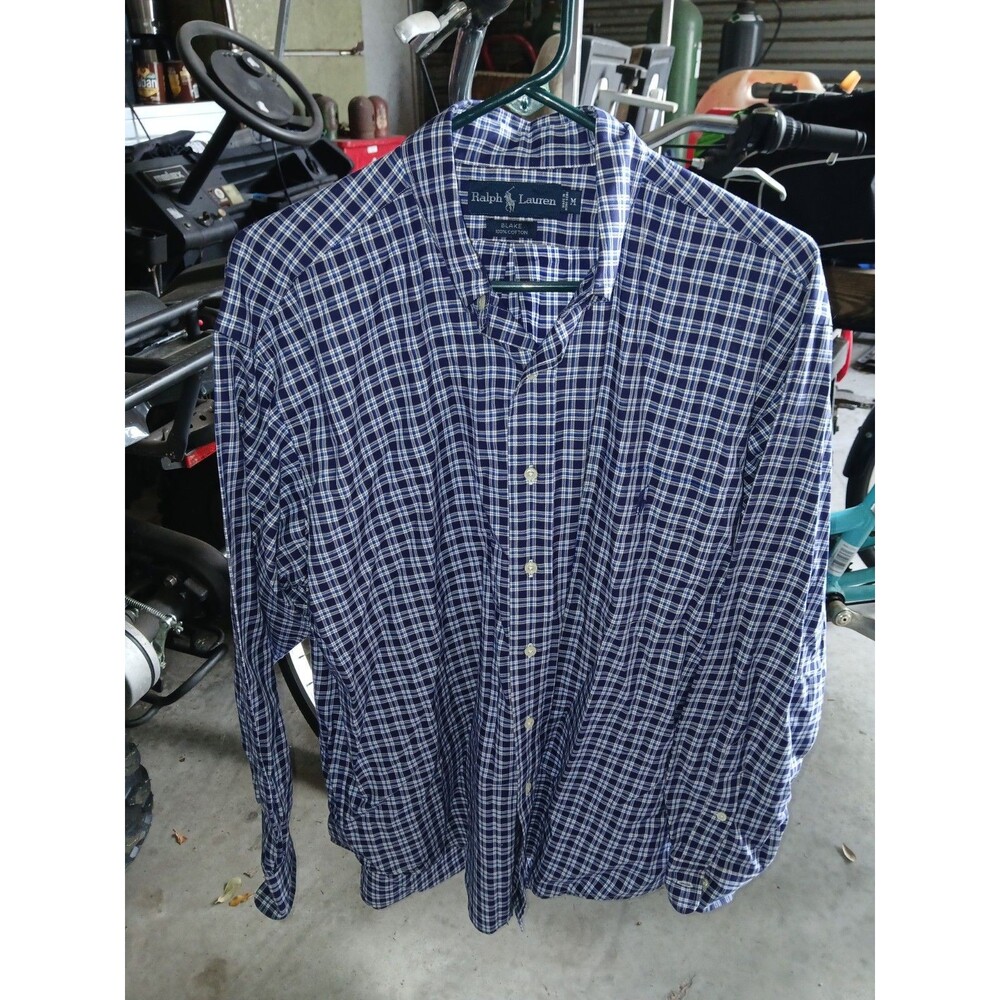 Ralph Lauren Polo 100% Blake Cotton button up Size M